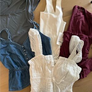 White Lace Sleeveless Top BUNDLE 2